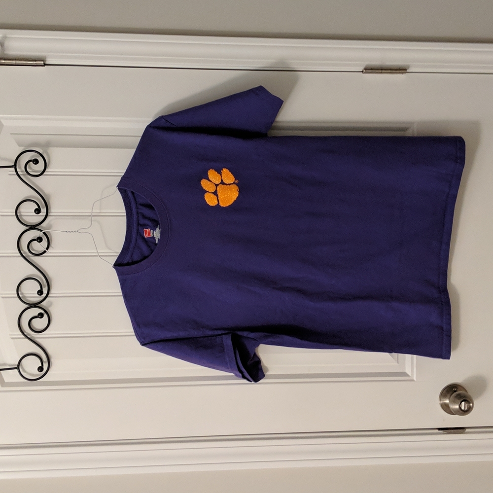 Clemson spiritwear! Purple short sleeved t-shirt.